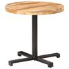 vidaXL bistrobord &Oslash;80x75 cm rund ru mangotr&aelig;