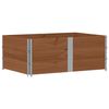 vidaXL pallerammer 3 stk. 150x100 cm massivt fyrretr&aelig; brun