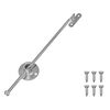 vidaXL Pull Rod Hinge 12 stk. S&oslash;lv 190 mm Metal
