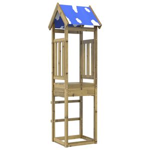 vidaXL Leget&aring;rn Brun 52.5 x 46.5 x 208 cm Massiv impr&aelig;gneret tr&aelig;