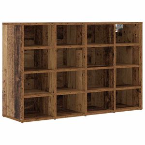 vidaXL Sko skab 103 x 30 x 67 cm Konstrueret tr&aelig; Gammelt tr&aelig;