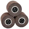 vidaXL Sliberuller 3 stk. Brun 12 x 12 x 10 cm Syntetiske fibre