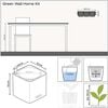 LECHUZA plantekrukker 3 stk. Green Wall Home Kit blank hvid