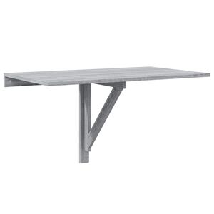 vidaXL v&aelig;gh&aelig;ngt klapbord 100x60x56 cm konstrueret tr&aelig; gr&aring; sonoma-eg