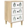 vidaXL Natskab HANAU Sonoma-eg 36 x 33 x 60 cm Konstrueret tr&aelig;