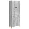 vidaXL Skab S&aelig;t 2 pcs 66 x 34,5 x 90 cm Konstrueret tr&aelig;