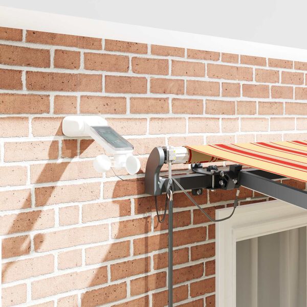 vidaXL Markiseduge med Gul og orange 300 x 250 cm Polyester