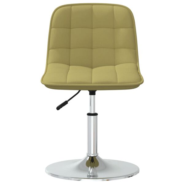 vidaXL drejelig spisebordsstol stof gr&oslash;n