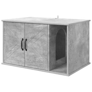 vidaXL Kat Hus Beton 85 x 55 x 50,5 cm Konstrueret tr&aelig;