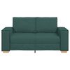vidaXL 2-personers sofa m&oslash;rkegr&oslash;n 160x78x84 cm stof