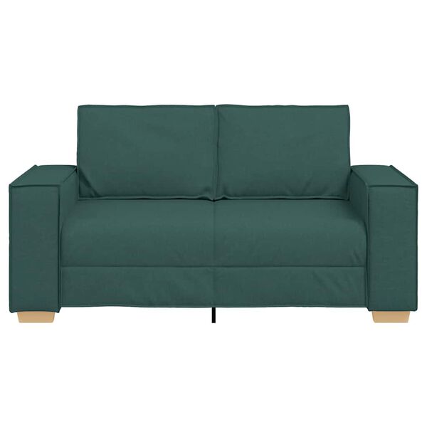 vidaXL 2-personers sofa m&oslash;rkegr&oslash;n 160x78x84 cm stof