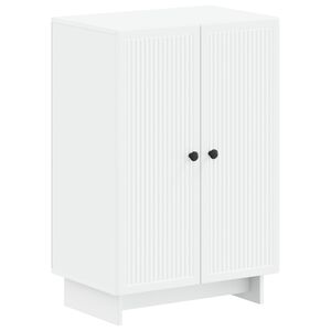 vidaXL Sko skab EDE 59,5 x 39,5 x 90 cm Konstrueret tr&aelig; Hvid