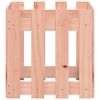 vidaXL plantekasse med stakitdesign 40x40x40 cm massivt douglasfyr