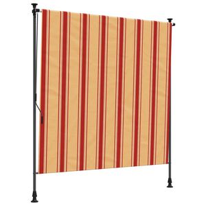 vidaXL Udend&oslash;rs Rullegardin Flerfarvet 100 x 270 cm