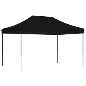 vidaXL Party Tent 292 x 440 x 315 cm Sort Oxford stof