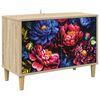 vidaXL TV-skab KIEL 69 x 33 x 50 cm Sonoma-eg Konstrueret tr&aelig;