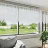 vidaXL Lace Gardin med gardiner Blomstret Hvid 120 x 900 cm Polyester