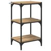 vidaXL Bogskab artisan eg 40 x 33 x 70,5 cm Ingeni&oslash;rt tr&aelig; og jern