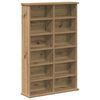 vidaXL CD Skab Artisan-eg 60 x 17 x 92 cm Konstrueret tr&aelig;