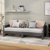 vidaXL daybed med udtr&aelig;k 2x(90x190) cm massivt fyrretr&aelig; gr&aring;