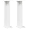 vidaXL Planteholder 2 stk. Hvid 25 x 25,5 x 100,5 cm Konstrueret tr&aelig;
