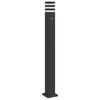 vidaXL udend&oslash;rs standerlampe med sensor 110 cm aluminium sort