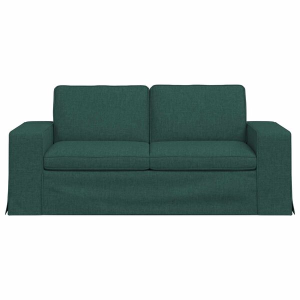 vidaXL Sofa M&oslash;rkegr&oslash;n 182 x 80 x 82 cm Stof