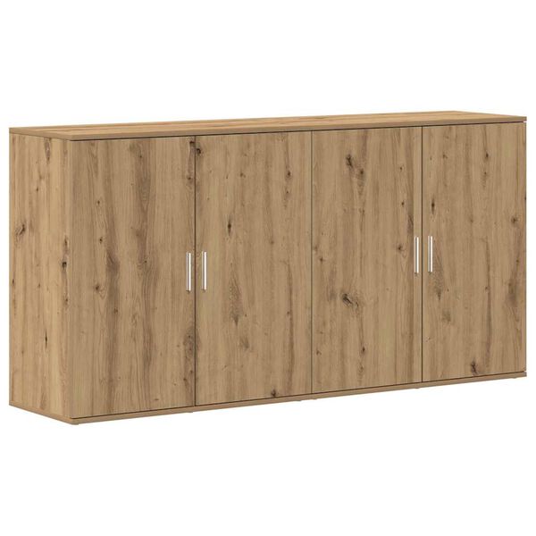vidaXL Sideboard 2 pcs Artisan Egetr&aelig; 79 x 38 x 80 cm Konstrueret tr&aelig;