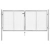 vidaXL havel&aring;ge galvaniseret st&aring;l 306x100 cm s&oslash;lv