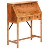 vidaXL skrivebord massivt akacietr&aelig; 90 x 40 x 107 cm