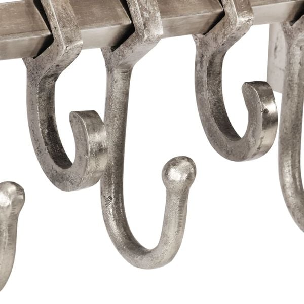 vidaXL v&aelig;gh&aelig;ngt knager&aelig;kke med hylde aluminium