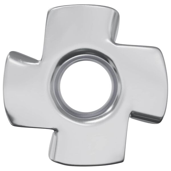 vidaXL Pronged T-nut 12 pcs S&oslash;lv M6 mm St&aring;l