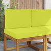 vidaXL Udend&oslash;rs Sofa Pude 2 pcs Gr&oslash;n Polyester