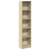 vidaXL bogreol 40x24x176 cm konstrueret tr&aelig; sonoma-eg