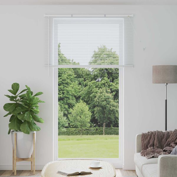 vidaXL Persienner Indstillelig Hvid 213 x 130 cm PVC