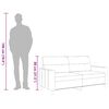 vidaXL 2-personers sofa 140 cm stof sort