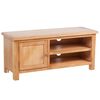 vidaXL tv-skab 103x36x46 cm massivt egetr&aelig;
