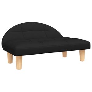 vidaXL hundeseng 70x52x30 cm stof sort