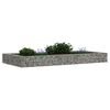 vidaXL gabion-højbed 200x100x20 cm galvaniseret stål