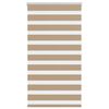 vidaXL zebragardin sandbrun 85x100 cm stofbredde 80,9 cm polyester
