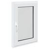 vidaXL K&aelig;ldervindue RISOR 60 x 100 cm PVC og glas Hvid