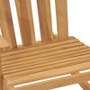 vidaXL Adirondack-gyngestole 2 stk. massivt teaktr&aelig;