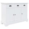 vidaXL sk&aelig;nk med 3 l&aring;ger 105x35x77,5 cm MDF og fyrretr&aelig;