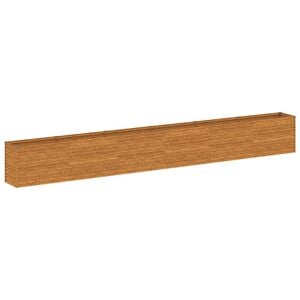 vidaXL h&oslash;jbed til haven 578x50x69 cm cortenst&aring;l