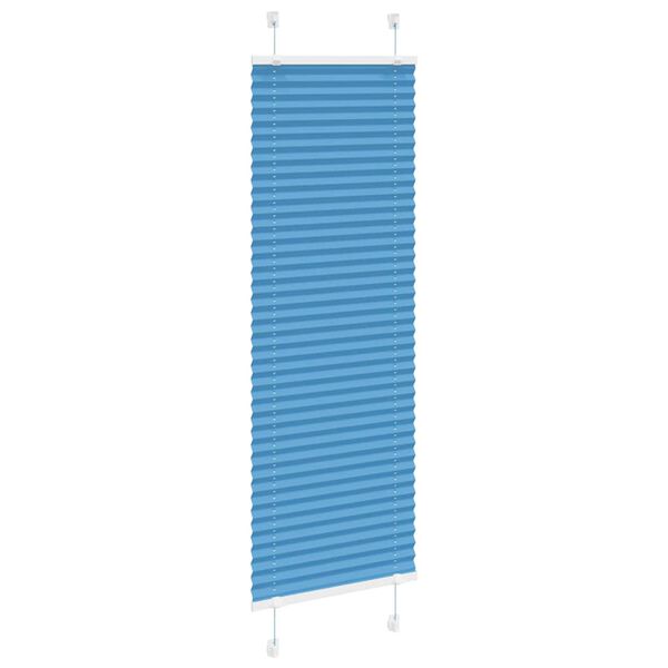 vidaXL Pliss&eacute;gardin Bl&aring; 50x100 cm Stofbredde 49,4 cm Polyester