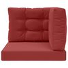 vidaXL Udend&oslash;rs Sofa Pude 3 pcs Vinr&oslash;d Polyester
