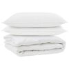 vidaXL &Aring;rs tid dyne med pude 3 pcs Hvid Microfiber