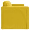 vidaXL 2-i-1 sovesofa 122x204x55 cm velour m&oslash;rkegul