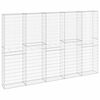 vidaXL gabionv&aelig;g med d&aelig;ksler 300x30x200 cm galvaniseret st&aring;l