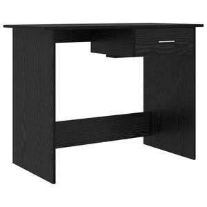vidaXL Bord Sort eg 100 x 50 x 76 cm Konstrueret tr&aelig;